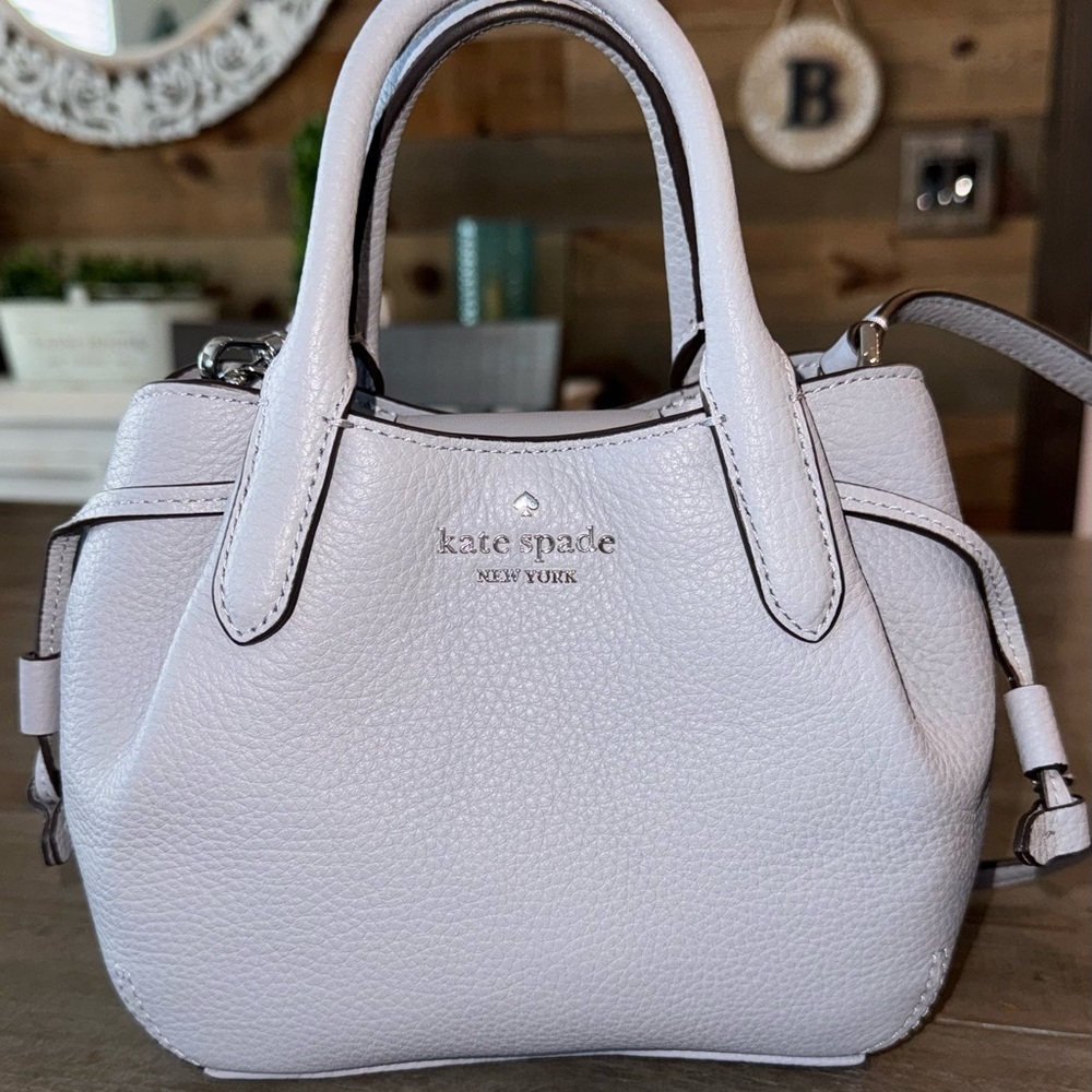 Kate Spade Light Gray Satchel